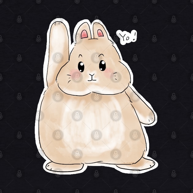 Fat Bunny Rabbit YO ! by GambarGrace